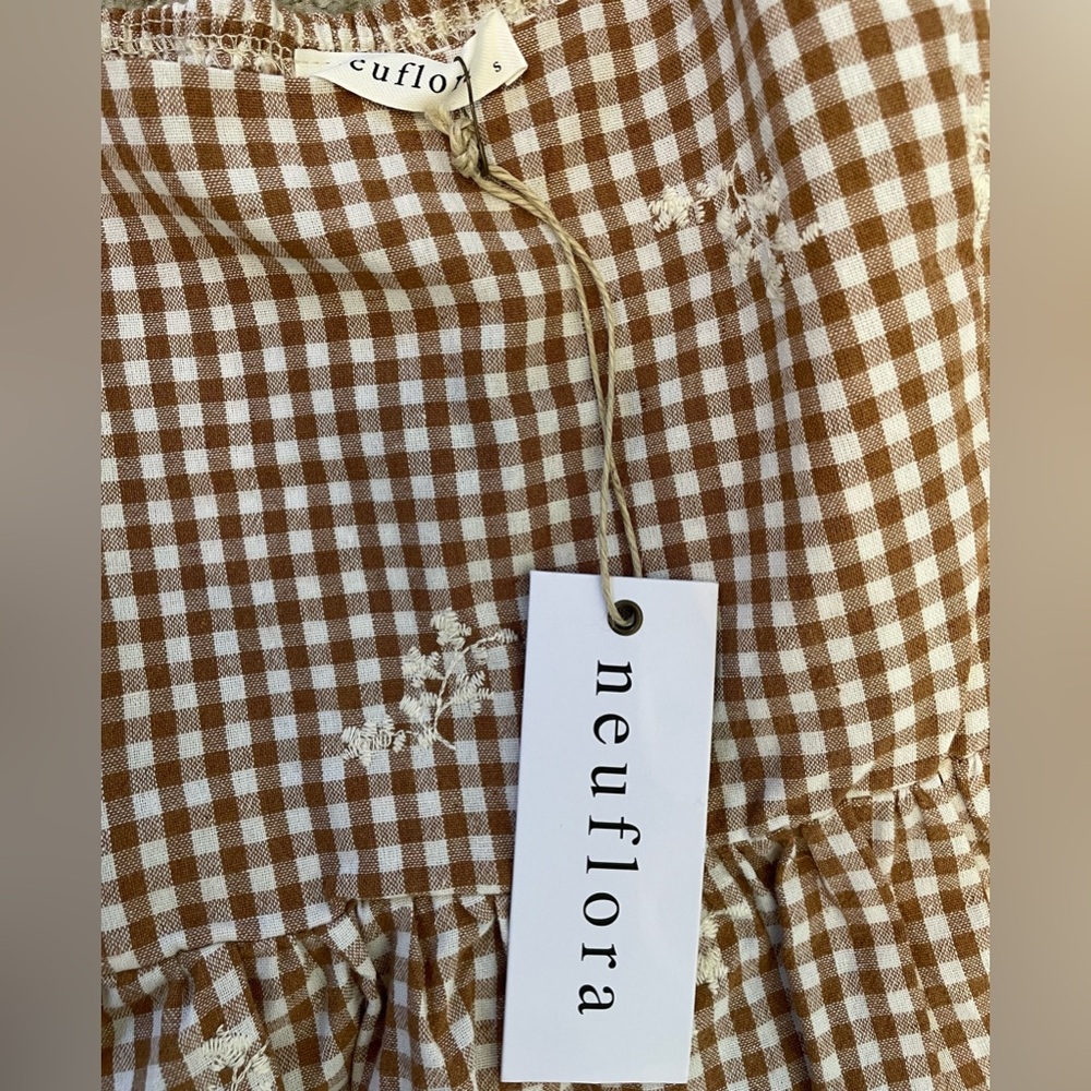 Ravenna dress Neuflora Small gingham dress - Picture 7 of 14